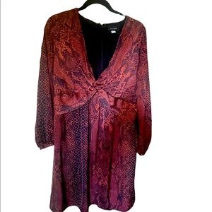 Snake skin print Ava&Aiden dress